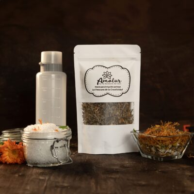 Mezcla para irrigación perineal. Ayuda a desinflamar, desinfectar y cicatrizar en caso de rasgado o episiotomía.